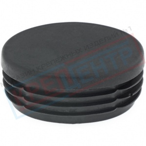 Заглушка для труб круглая D=16 мм черная Заглушка для труб круглая D=16 мм черная