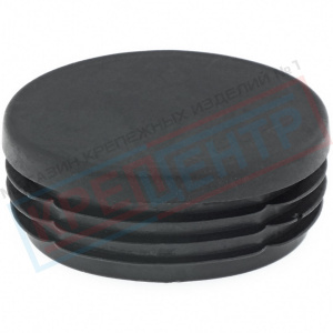 Заглушка для труб круглая D=32 мм черная Заглушка для труб круглая D=32 мм черная