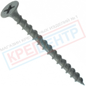 3,5х45 Саморез гипсокартон-дерево черный с редким шагом 3,5х45 Саморез гипсокартон-дерево черный с редким шагом