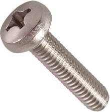 3х10 Винт с полукр.гол. под крест 7985 A2 3х10 Винт с полукр.гол. под крест 7985 A2